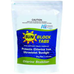 Sun Block Fast Tabs Cyanuric Acid